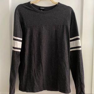 Long sleeve varsity tee